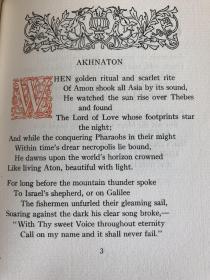 Mosher限量珍品:Sonnets and quatrains
