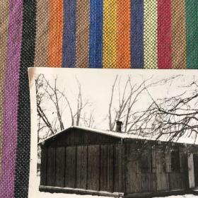 德国二战时期 雪景木屋珍贵老照片 原版