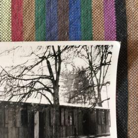 德国二战时期 雪景木屋珍贵老照片 原版