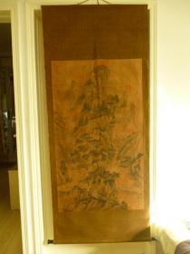 收藏一幅古画 铭了八个印玺 有宣统。乾隆、乾清宫字样 镜心尺寸为108*62cm 宫廷藏画不保真 简出