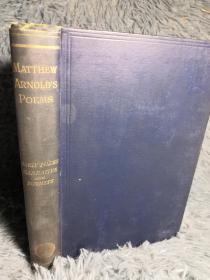 1890年  POEMS BY MATTHEW ARNOLD  19.5X14CM