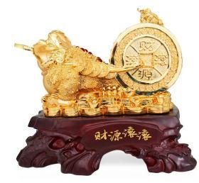 金蟾摆件财源滚滚工艺品