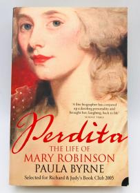 Perdita : The Life of Mary Robinson 英文原版《玛丽·罗宾逊的生活》