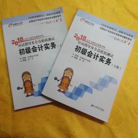 初级会计职称2018教材东奥轻松过关1《2018年会计专业技术资格考试应试指导及全真模拟测试》初级会计实务（上下册）