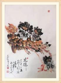 【保真销售】山西美协会员、知名画家李眉宝小品画：花魁