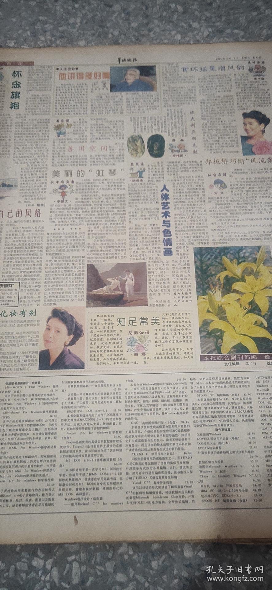 羊城晚报   1995 年2月15日-28日 （原版报合订）