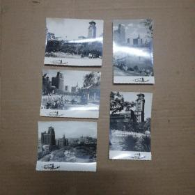 老照片: 上海人民公园 ( 1973年共计5张) 10x8.2cm