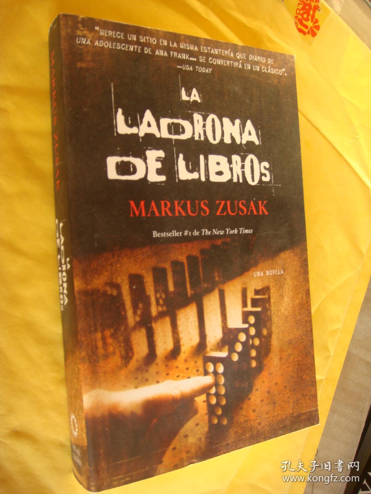 LA LADRONA DE LIBROS  西班语原版 插图本 全新大32开