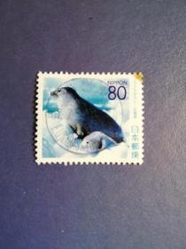 外国邮票   日本邮票  动物 
 （信销票）