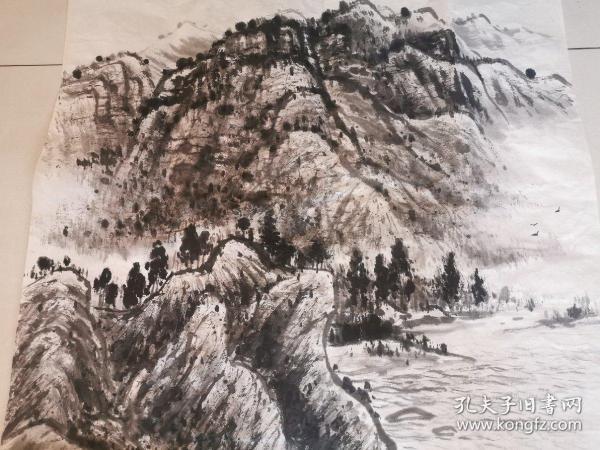 山水画名家，作品一幅  无款