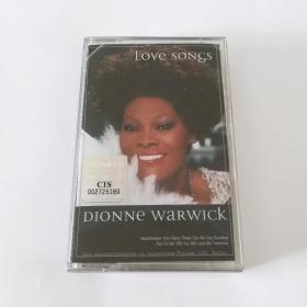 俄罗斯版 Dionne Warwick - Love Songs 俄版磁带全新未拆