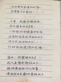 爱情诗钢笔行书字帖