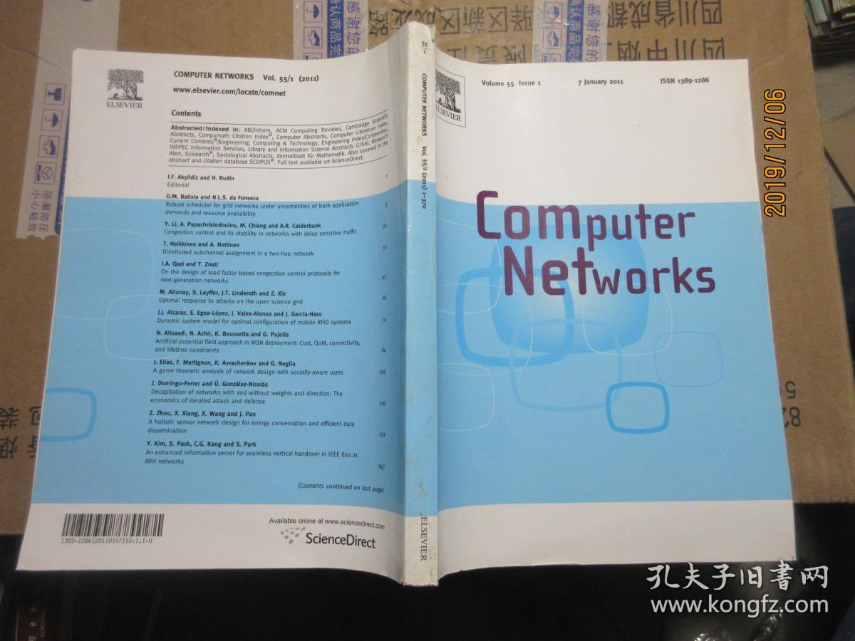 COMPUTER NETWORKS VOL.55 ISSUE 1 7225