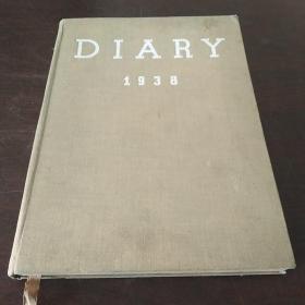 DIARY 1938（英文原版，16开硬精装）