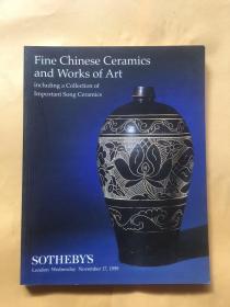 SOTHEBYS Fine chinese ceranmics anb works of Art 1999