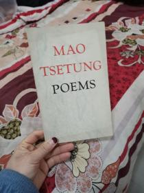 MAO TSETUNG POEMS毛泽东诗词英文版 1976年