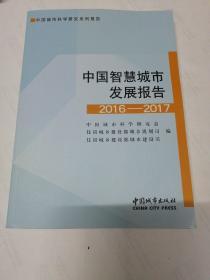 中国智慧城市发展报告（2016-2017）/中国城市科学研究系列报告