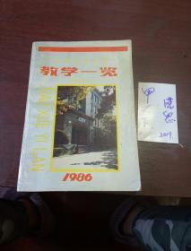 上海交通大学教学一览(本科生)1986