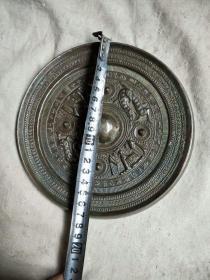 ★特价秒杀1850元★保真美品■【★★战汉时期老青铜镜铭文兽镜
