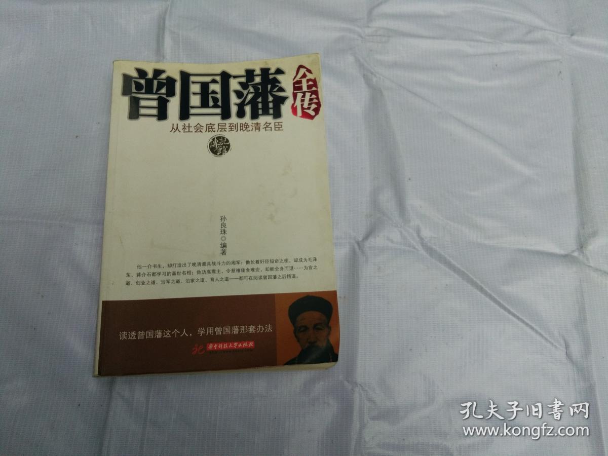 曾国藩全传--从社会底层到晚清名臣