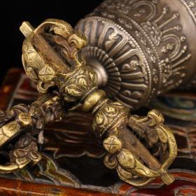 盒装铜金刚降魔杵铃杵一套 特价包邮