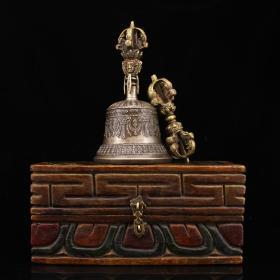 盒装铜金刚降魔杵铃杵一套 特价包邮