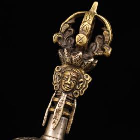 盒装铜金刚降魔杵铃杵一套 特价包邮