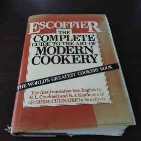 Escoffier: The Complete Guide to the Art of Modern Cookery（16开，硬精装有护封，一厚册）