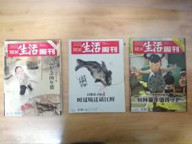 【老杂志·美食与回忆】三联生活周刊 2016年2月1日–8日第5、6期合刊 最想念的年货:融合、回归和思乡之味 ＋2013年5月6日第18期 时过境迁话江鲜:川鄂苏寻鱼记＋2012年6月4日第22期 何种童年值得守护 人类精神胚胎期 3本书合售 干净无勾画