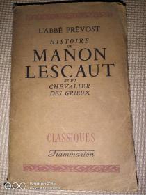 Histoire De Manon Lescaut德文原版1892年版