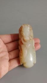老和田玉兽；