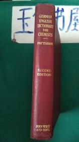 A GERMAN-ENGLISH DICTIONARY FOR CHEMISTS
