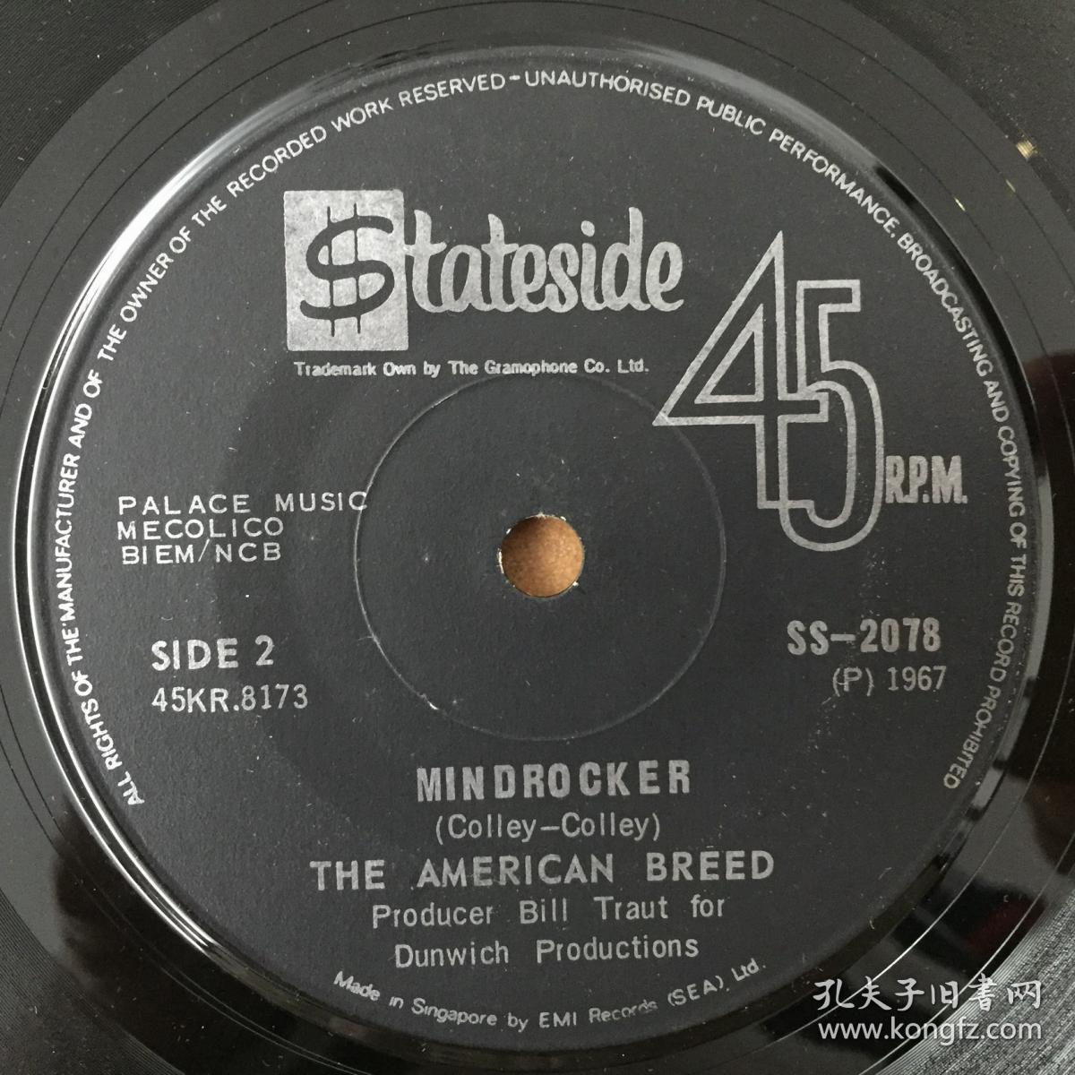 THE AMERICAN BREED 7寸 黑胶唱片LP