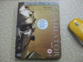 GLADIATOR（3DISC）【DVD3张，原版，带防伪标签】