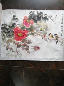 韩敏花鸟画3.3平