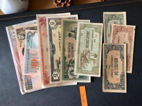 外国纸币（橙色2号，10枚）
