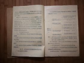 ●怀旧油印本：《工业企业财务计划参考资料》【1956年重庆工业局版16开】！