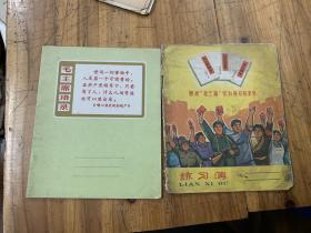 4885：**有毛主席语录的簿子2个，一册记录有70年代的日记，一册记录医方及各种病的治疗