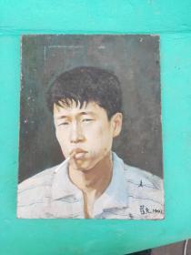 2020-1-9---油畫布 帶框   ***藍(lán)充***現(xiàn)為蘭州交通大學(xué)藝術(shù)學(xué)院副教授·副院長。中國油畫學(xué)會甘肅分會常務(wù)理事，甘肅省新媒體藝術(shù)學(xué)會常務(wù)理事