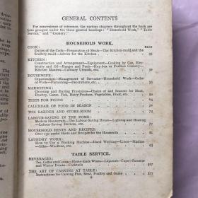 （古本收藏类英文书） Mrs Beeton's All-About Cookery with over 2000 Practical Recipes （布面精装）