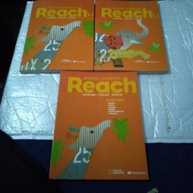 NATIONAL GEOGRAPHIC  Reach  （V1+V2）+ Practice Book  3本合售。平装未使用。