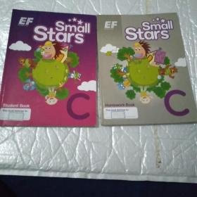 Small  Stars （C）Student Book  + Homework Book  两本合售，内有字迹。没有贴纸。