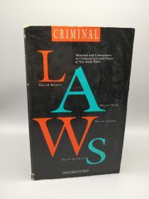 【英文原版法律相关】Criminal Laws ——Materials and Commentary on Criminal Law and Process in New South Wales（刑法：新南威尔士刑事诉讼材料与评论）