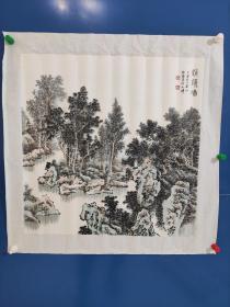 248中国美术家协会会员。上海美术家协会会员。中国美术家“江山行”画家组主持画家 徐颖70x70cm托片