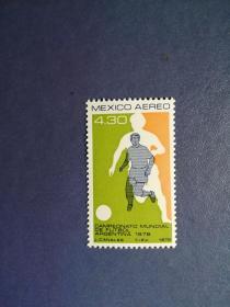 外国邮票   墨西哥邮票邮票   1978年 世界杯足球赛（无邮戳新票)