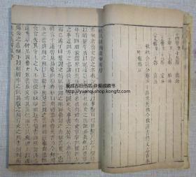 《春秋经传集解左绣》钱塘冯李骅天闲评辑  乾隆甲寅（1794年）秋季崇义书院校刊 存前函一至十五卷八册25.9X15.9