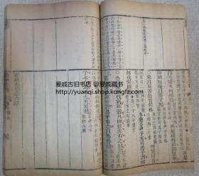 《春秋经传集解左绣》钱塘冯李骅天闲评辑  乾隆甲寅（1794年）秋季崇义书院校刊 存前函一至十五卷八册25.9X15.9