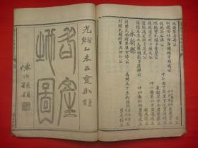 光绪乙未年木活字本*吉安地方乡土誌大全*祠基、联匾、科名、啟、议欵、祀典、仪注、告文、春夏秋冬各神社、地图店基*蔼吉堂梓《赣城吉安乡祠图考》全1厚册*稀见*文天祥、欧阳修乡祠！