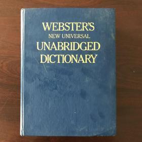 Webster's New Universal Unadridged Dictionary Deluxe Second Edition（英文原版）。