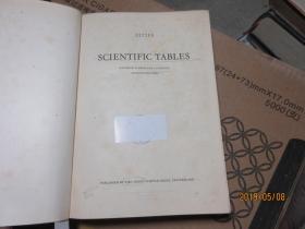 SCIENTIFIC TABLES  精 5386